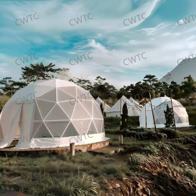 geodesic-dometent exterior